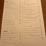 think食堂 - ドリンク　デザート　メニュー