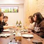 パスタとワインのお店 Piacere - 昼食事シーン