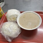 四海豆漿大王 - 豆漿、紅茶割り　肉まん　葱玉子マン