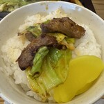 びっくり亭本家  久留米店 - 焼肉1枚+ごはん中270g