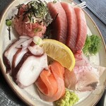 越後屋 - 刺身定食上