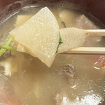 越後屋 - 根菜たっぷり‼️