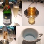 レフェルヴェソンス - ボランジュ、鮎の酒、満壽泉、ハーブティー