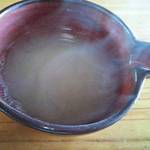 職人館 - そば湯