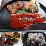 焼肉のMr.青木 - シェフ贅沢ランチのお肉、チヂミ、雑穀米