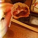 はん亭 - コロッケのような黒豆