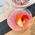 一茶一酒 - お口直し(野菜のピクルス)