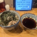 お食事処　萬揚げとん福天 - とん福天ラー油つけ蕎麦❗️