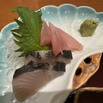 海鮮茶屋 一鮮 - 【2025.2.28(金)】日替りランチの本日の刺身2種
