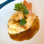 一茶一酒 - 海老の金木犀のチリソース