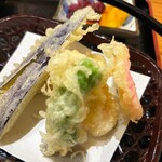 レストラン 川かぜ - ★ざる真麻うどん（天ぷら付き・900円税込）大盛（100円税込）★