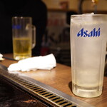 月島もんじゃ がってん - ◉生搾りレモンサワー