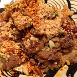 麻辣王火鍋 - ハチノスとすね肉和え