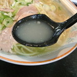 満洲味 - 満洲味・塩ラーメンスープ(2014.03)