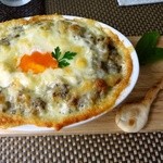 カフェ オラッセル - ひき肉と大豆の焼きカレー