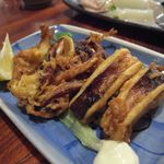 気まぐれ亭 - イカ揚げ[250円]