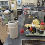 お好み焼き　ほり - カキオコ制作中②