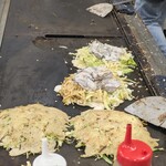 お好み焼き　ほり - カキオコ制作中①