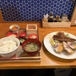 アジフライがおちてた。 - 料理写真: