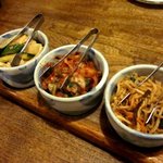 サービスの漬物3種類！