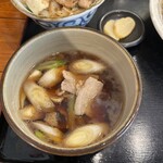 延喜 - 小振りだけど具沢山のつけ汁