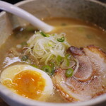 らーめん優月 - 料理写真:ハーフラーメン（味噌）