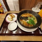 四川乃華 小吃 - 料理写真:ランチ 醤油らーめんと餃子3個