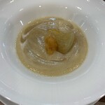 カフェ ド エス - タマネギのスープ・リンゴのコンフィチュール