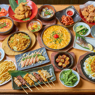 ●コスパ最強◎お料理は100円台～メガ盛りなど50種以上