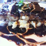 アルバトロス - 豚ロースのソテー、バルサミコソース。