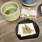 おたべ - 料理写真:・こたべ冬 抹茶生八つ橋