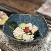 築地青空三代目  銀座三越 - 真鱈白子（ポン酢）　1,800円