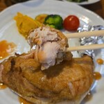 キッチン ブルー グローブ - ソース添えて、ケンタッキーのチキン同様に美味い！！