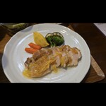キッチン ブルー グローブ - １月の鶏もも肉コンフィ　レモンピールと白ワインのソース