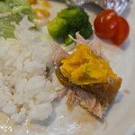 キッチン ブルー グローブ - ポテサラを添えて