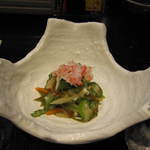 ぜんてい 新潟駅南店 - 前菜のおひたし