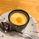 炭火割烹とも - お猪口プリン