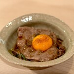 酒とごはん ちりん - 福島牛のすき焼き風