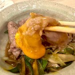 酒とごはん ちりん - 福島牛のすき焼き風