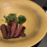 炭火焼平八郎 - 特上ランプの炭火焼き