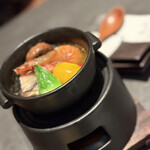 炭火焼平八郎 - 本日のアヒージョ