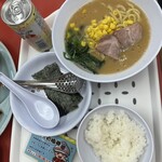 ラーメン 山岡家 千葉鎌ヶ谷店 - お子様セットがお得！490円。ライス、ガチャガチャ、なんとミニクーリッシュもつきます。