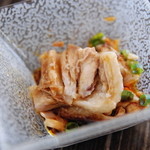 中国料理 竜苑 - セット冷菜多分蒸し鶏20140706