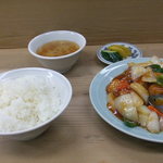 中華料理 七面鳥 - 酢豚ライス　今日はサービスで830円