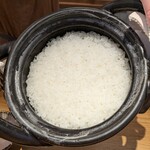 好日 - 土鍋で炊き立て 新米の ”龍の瞳”。