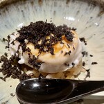 鮨処 池上 - 下関の虎河豚の焼き白子