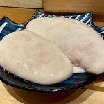 鮨処 池上 - 下関の10kgの虎河豚のの白子