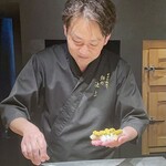 鮨処 池上 - イカの時間が始まります