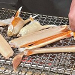 鮨処 池上 - 隠岐島の焼き松葉蟹