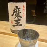鮨処 池上 - 芋焼酎：魔王 ロック